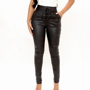 Faux Leather Skinny Pants